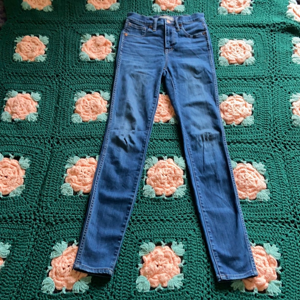 Madewell 10” high rise skinny jean size 24 T
